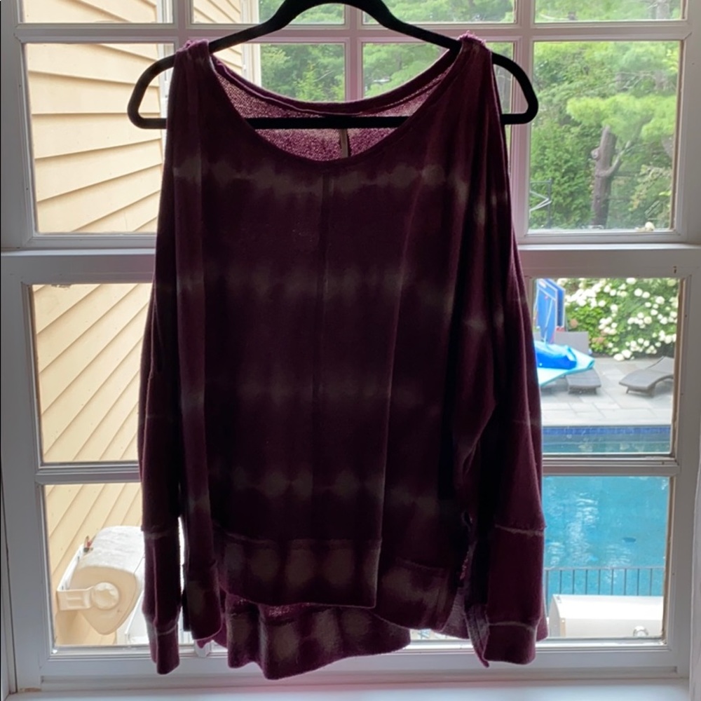 Free people tie dye sweatshirt